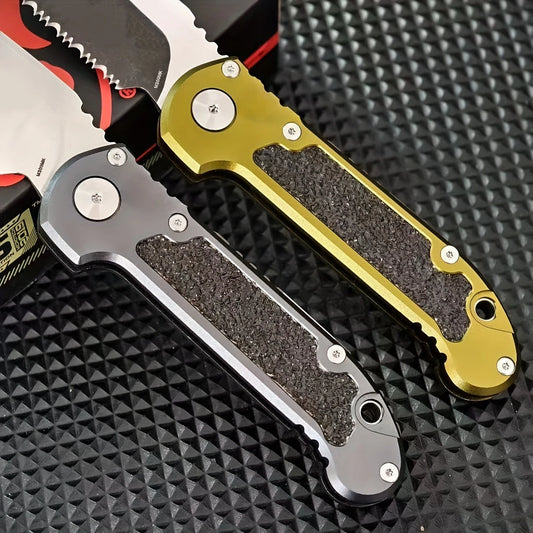 LUDT Gen III Quick-Open Pocket Folding Knife, Outdoor Camping Knife- Multi-Purpose EDC Tool for Survival, Fishing- Everyday Carry