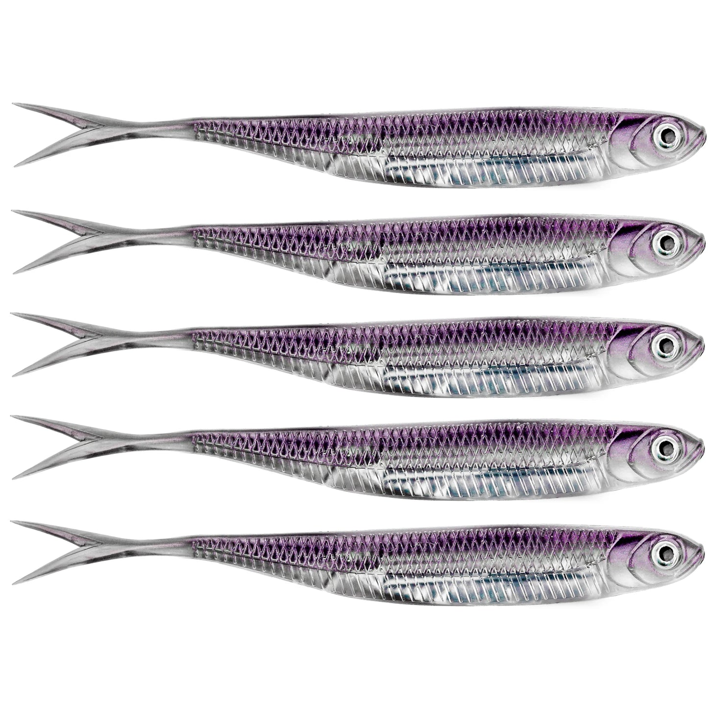 THKFISH 5pcs/6pcs  Lures 100mm 75mm Soft Silicone  3.9g Soft Lure For Bass, Trout, Walleye, Pike Fishing
