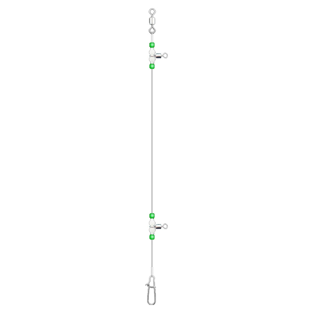 Night Glow Fishing Leaders Fishing Leader  with Swivels and Snaps  for Saltwater Freshwater