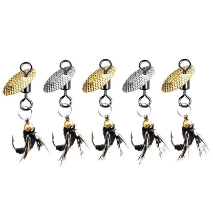 5Pcs River and Lake Spinners-- Trout and Panfish !