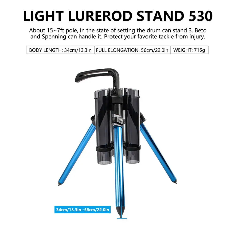3 Fishing Rod Holder Tripod, Aluminum Alloy For Fishing