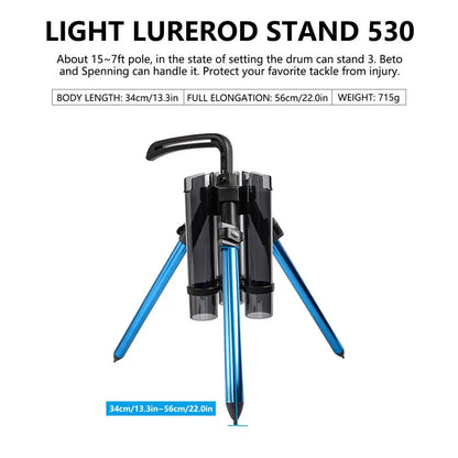 3 Fishing Rod Holder Tripod, Aluminum Alloy For Fishing