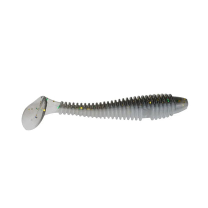 MUKUN 10PCS Micro Soft Paddletails 3.5cm 4cm 5cm for Bass, Pike, Trout, Walleye, Panfish --PERCH KILLER