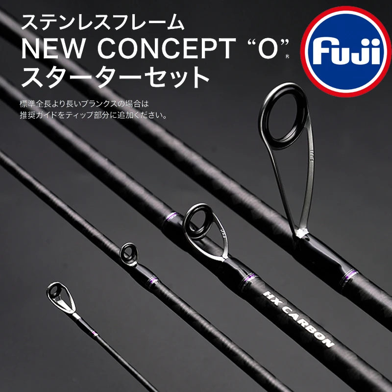 PURELURE SHARPEN Travel Soft Lure Long Spinning and Casting XF/MF Action Rods, FUJI Components- Bass, Pike Rod Fishing Rod