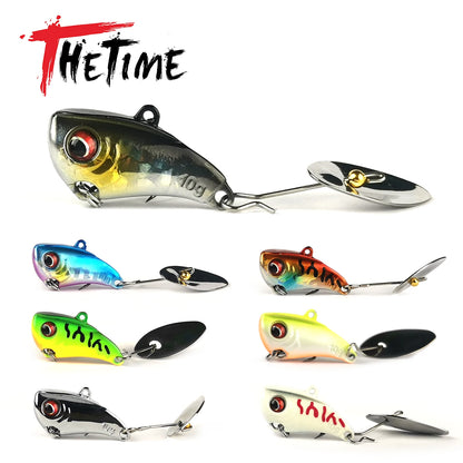 3pcs 4pcs THETIME JINLING Spinner VIB Baits, Vibration For Bass, Pike, Trout, Walleye
