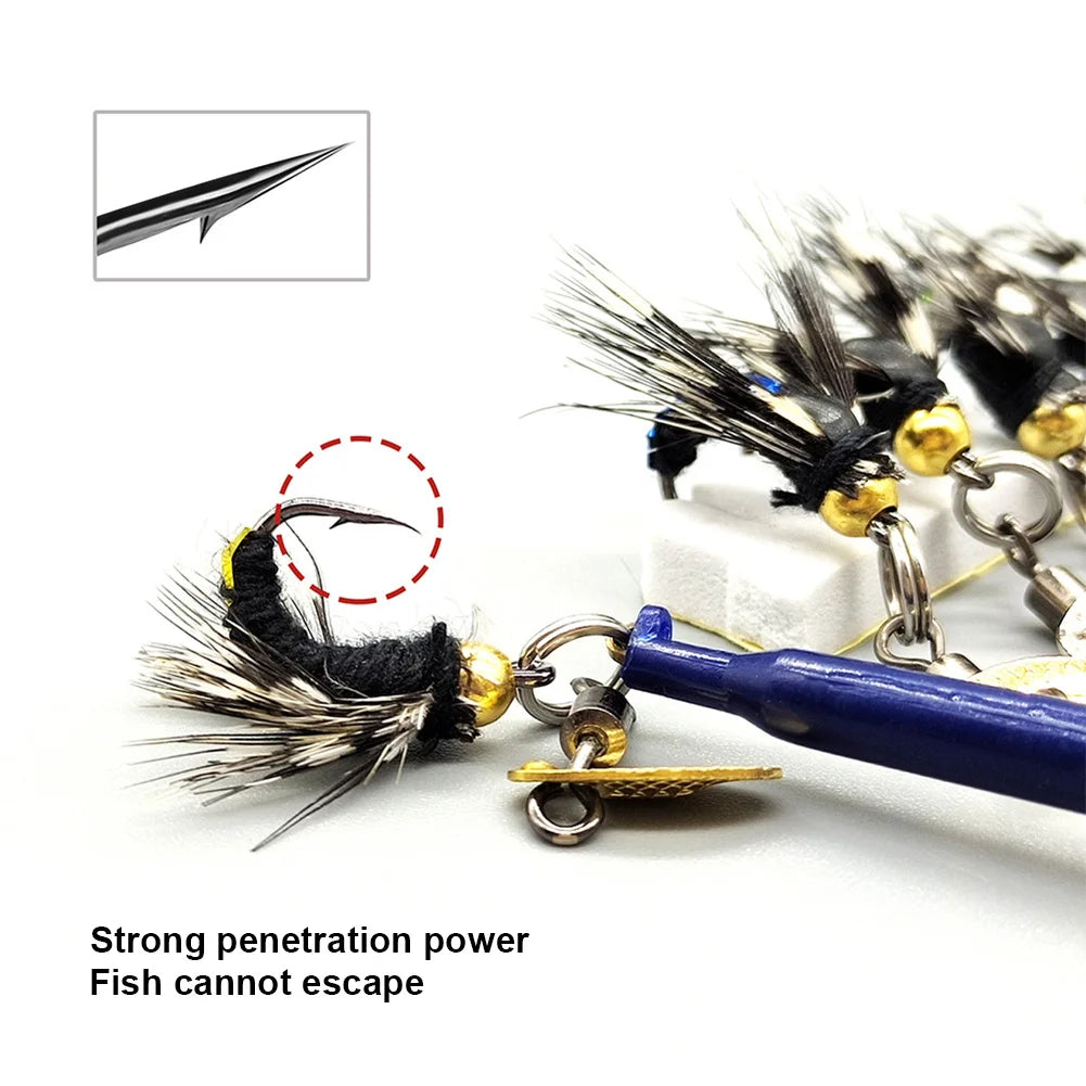 5Pcs River and Lake Spinners-- Trout and Panfish !