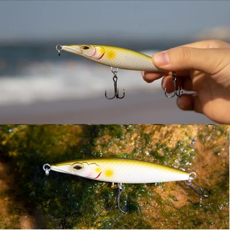 Teknik Floating Pencil Bait- 90/110/130mm Stickbait/ Asturies  Seabass, Bonito, Tuna, Dorado/Mahi, Tarpon, Snook, Snapper & other Pelagic and Inshore Predators