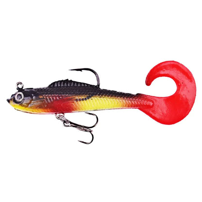 6PCS  Soft Silicone Bait For Sea Bass, Pike ,Carp- Swimbait2027