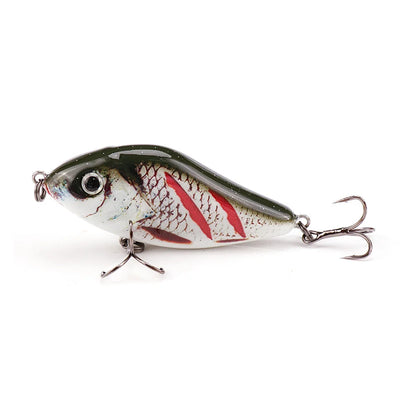 GOBASS Sinking Jerkbait- VIB Lure 60mm 13g Rattlin' Lipless Crankbait/ for BASS, PIKE, WALLEYE, TROUT, SALMON- INSHORE GAMEFISH