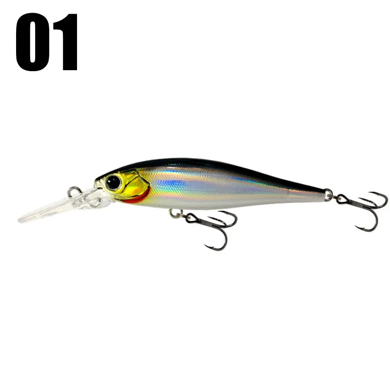 6cm 4.7g Deep Diving Crankbait for BASS, PERCH, WALLEYE, PIKE, SALMON/TROUT