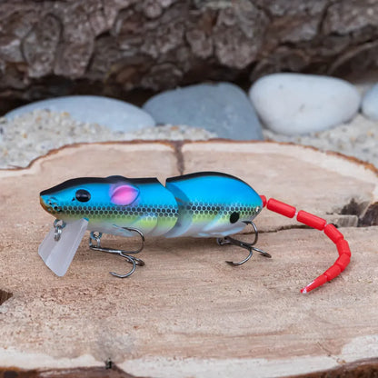 15.5CM Mouse Lure- Artificial Plastic Rat Fishing Lure,  for Pike Bass - Floating
