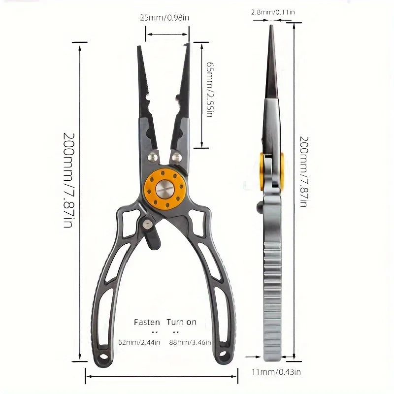 Aviation Aluminum Wire Pliers, Multi-functional Fishing Pliers , and Line Cutting Pliers