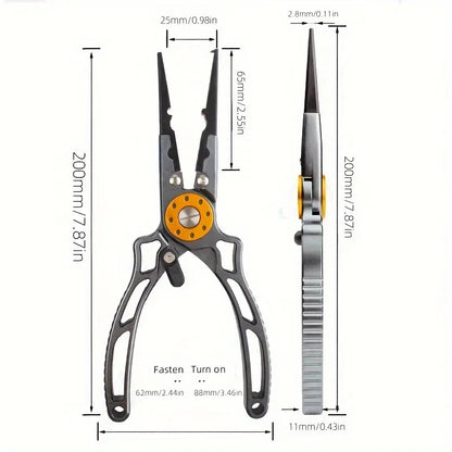 Aviation Aluminum Wire Pliers, Multi-functional Fishing Pliers , and Line Cutting Pliers