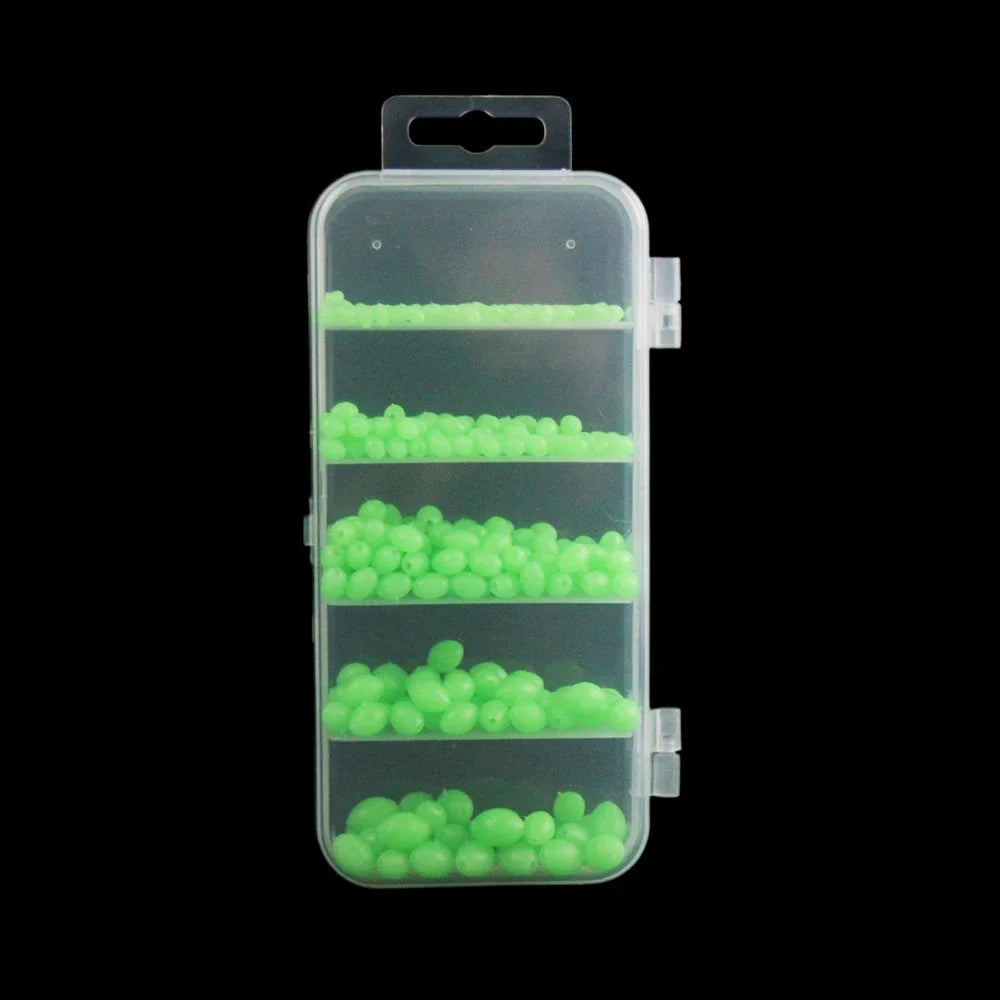 375Pcs/Set Night Luminous Fishing Beads, attractors for lures and baitfishing