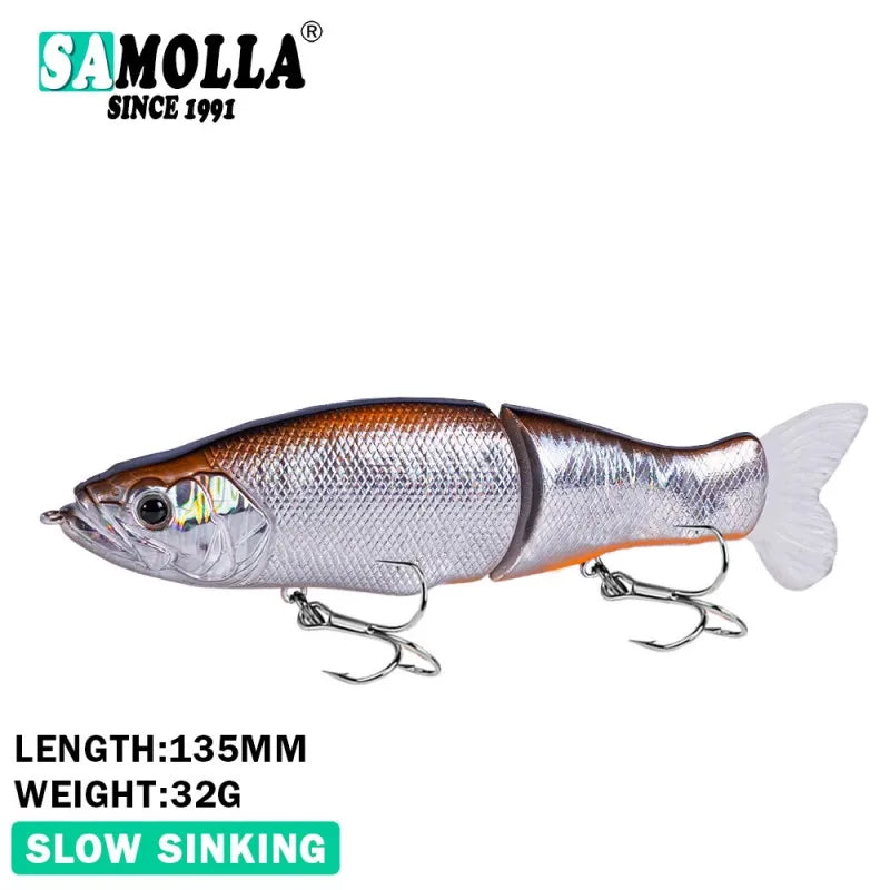 Balam Glide Bait- Pike Lure- Bass, Catfish- Saltwater Hard Lure- Glidebait- Leurre De Pêche