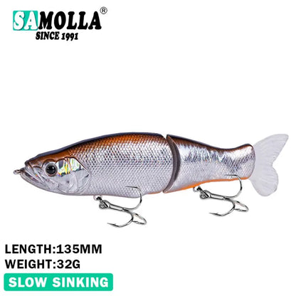 Balam Glide Bait- Pike Lure- Bass, Catfish- Saltwater Hard Lure- Glidebait- Leurre De Pêche