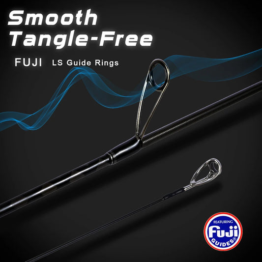 MIFINE MICROBITE Ajing Spinning Rod XUL-UL Fishing Rod 3g/5g for Saltwater Freshwater Light, FUJI Ring