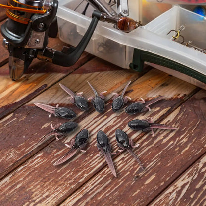 10Pcs Soft Lures, Tadpole Swimbaits, Bionic Tadpole Bait