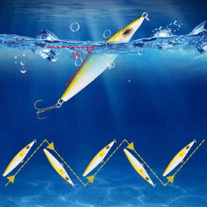 Teknik Floating Pencil Bait- 90/110/130mm Stickbait/ Asturies  Seabass, Bonito, Tuna, Dorado/Mahi, Tarpon, Snook, Snapper & other Pelagic and Inshore Predators