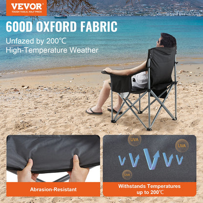 SucceBuy Outdoor Camping Chair, 350lbs High Load- Ultralight Folding Chair- Portable Beach, Hiking, Picnic, Travel Seat, Fishing Tool
