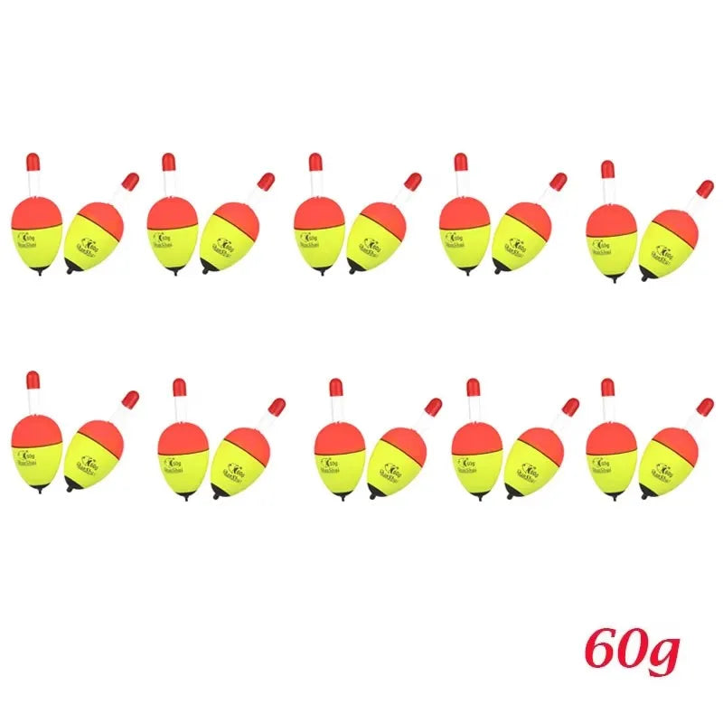 2/20/40pcs Fishing Tackle Luminous Fishing Buoyancy Float, Foam Float Bobber