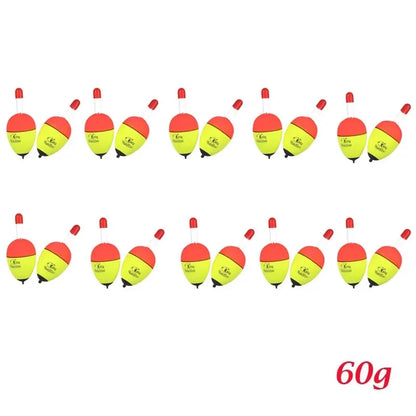 2/20/40pcs Fishing Tackle Luminous Fishing Buoyancy Float, Foam Float Bobber
