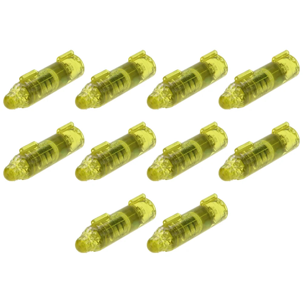 1-10PCS Underwater Mini Fish Attraction Indicator Lure LED Flashing Light Bait Fishing Tools Deep Drop Light, Squid Bait