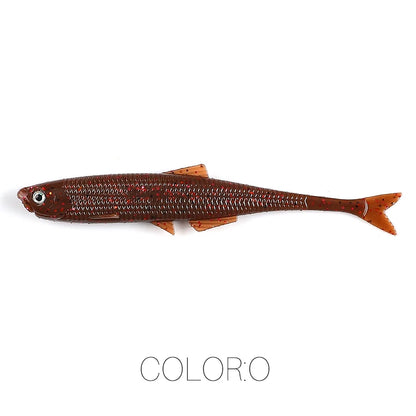 NEW Supercontinent lean ShadTeez 60mm/80mm Perch, Bass, Pike, Zander- Predator Fishing with 3d eyes
