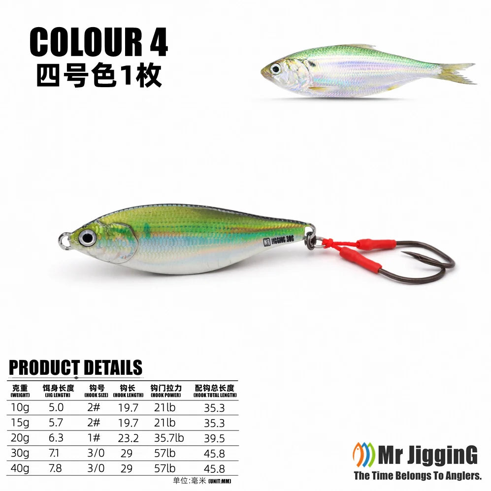 Metal Jig Bait Spinner Sinking 3D Eye Color Laser Spinning Gear Luring Cast Fishing Tackle Blade Hook Pesca VIB Lure