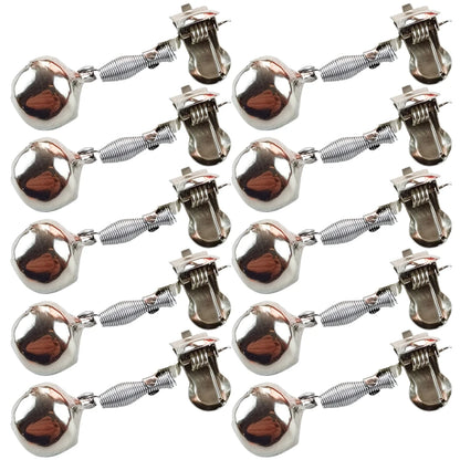 5/10PCS Rod Tip Clamp- Fishing Pole Bite Alarm/ Alert, Adjustable Metal Fish Alarm Bells