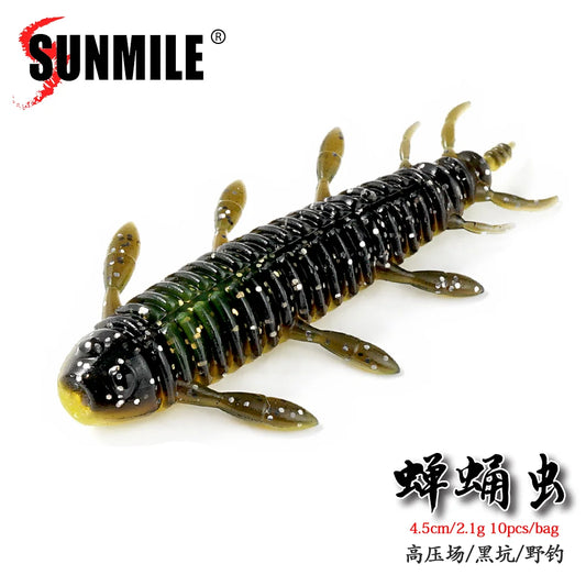 SUNMILE Stick Bait 4.5/5.5cmCasting- Weighted Soft Plastic Lures For Bass Fishing