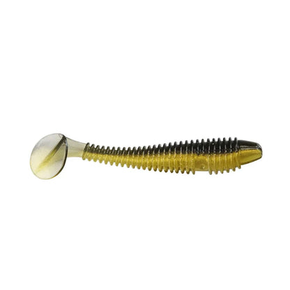 MUKUN 10PCS Micro Soft Paddletails 3.5cm 4cm 5cm for Bass, Pike, Trout, Walleye, Panfish --PERCH KILLER
