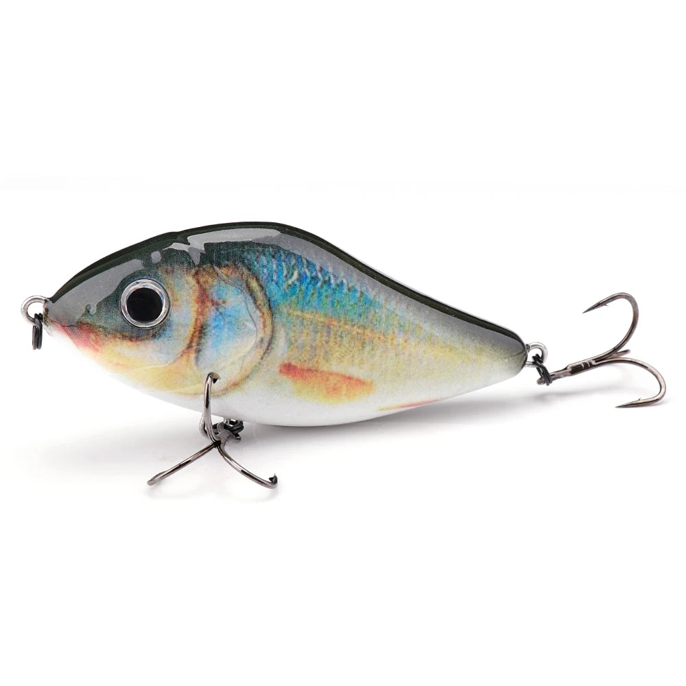 GOBASS Slider- Jerkbait 6cm/8cm/10cm Slow Sinking-for Musky, Pike, Bass VIB Crankbait / Pesca/ Leurre