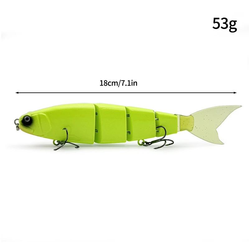 Balam Glide Bait- Pike Lure- Bass, Catfish- Saltwater Hard Lure- Glidebait- Leurre De Pêche
