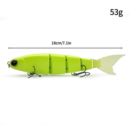 Balam Glide Bait- Pike Lure- Bass, Catfish- Saltwater Hard Lure- Glidebait- Leurre De Pêche