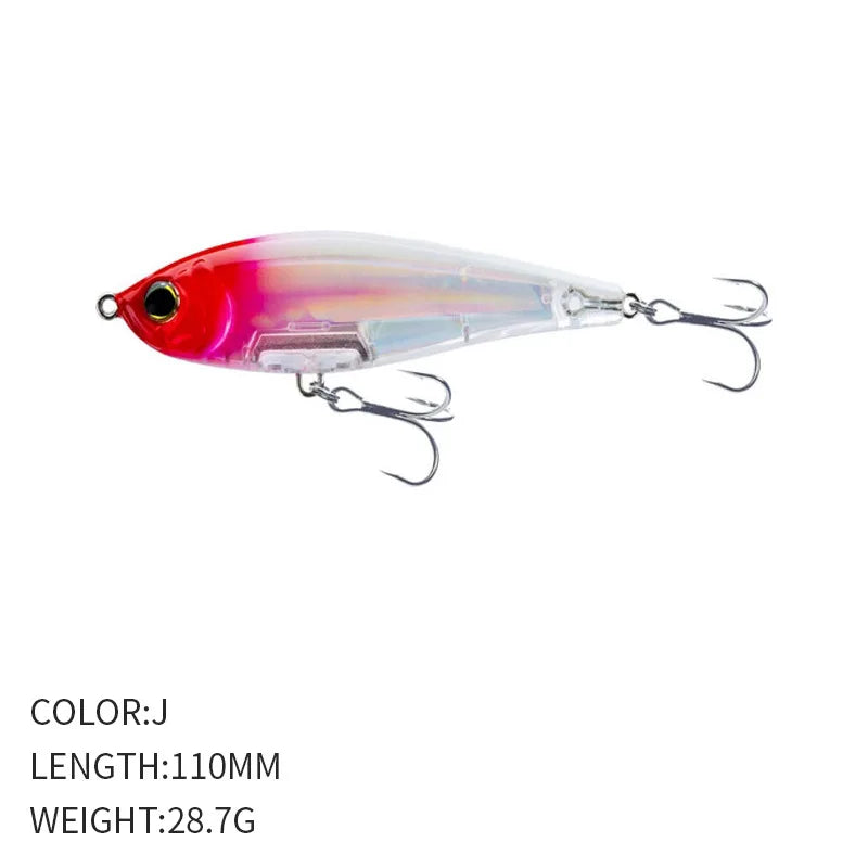 110mm 28.7g Pencil Fishing Lures Sinking Inshore Twitch Bait-Trout, Bass,Pike