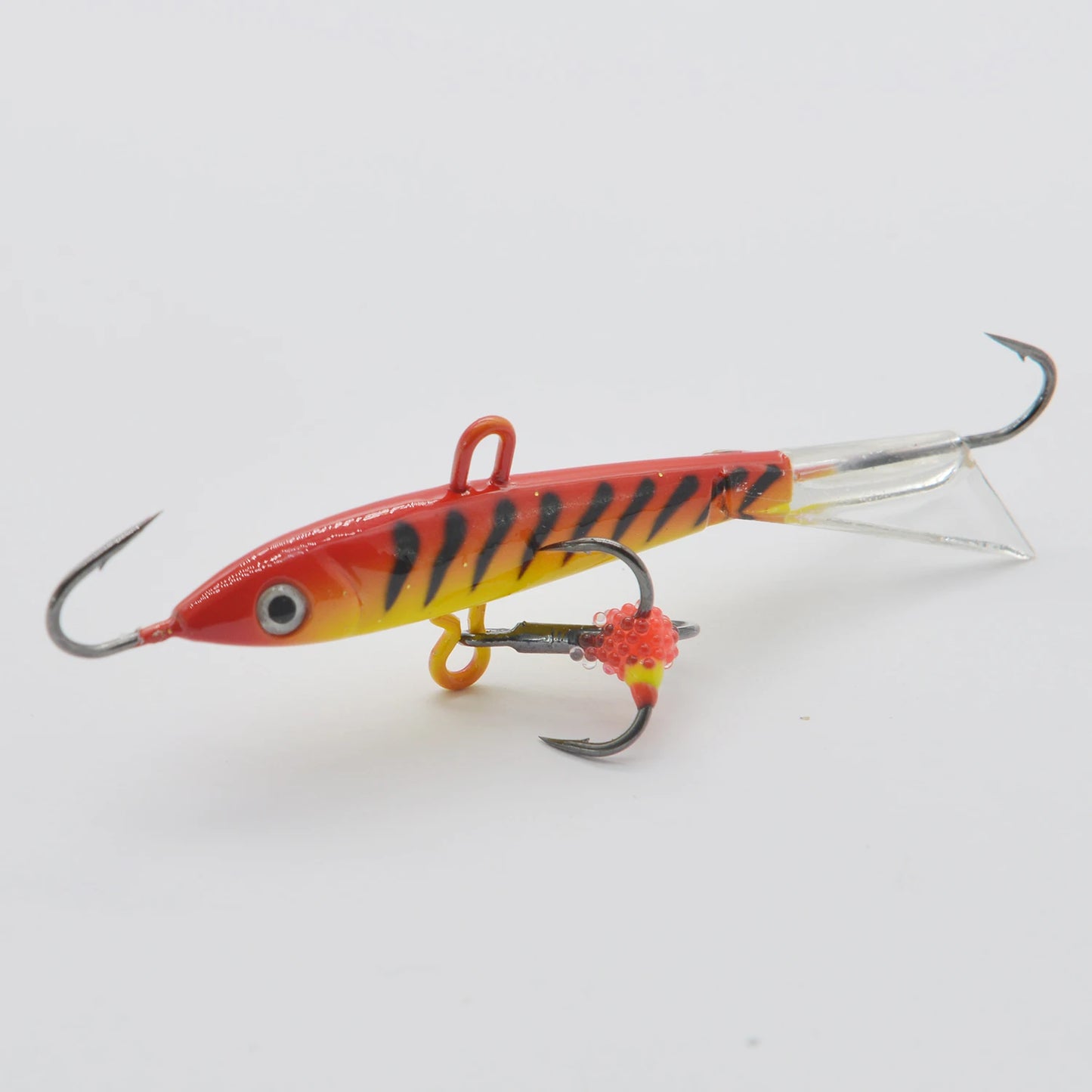 Ice Fishing Lures with Glide Tail Wings , Jigs for Bass, Perch, Walleye, Pike, Bluegill- Vertical Jigs