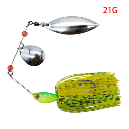 Mycena 16G&18G&21G SpinnerBait--BASS, PIKE, all PREDATORS