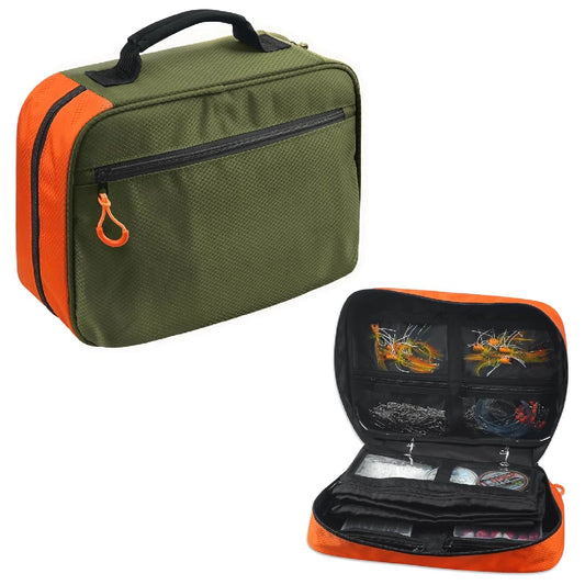 Tackle Bag, Waterproof Soft Plastic Bait Storage Bag for Saltwater Freshwater, Lure Bag , Fishing Tackle Organizer