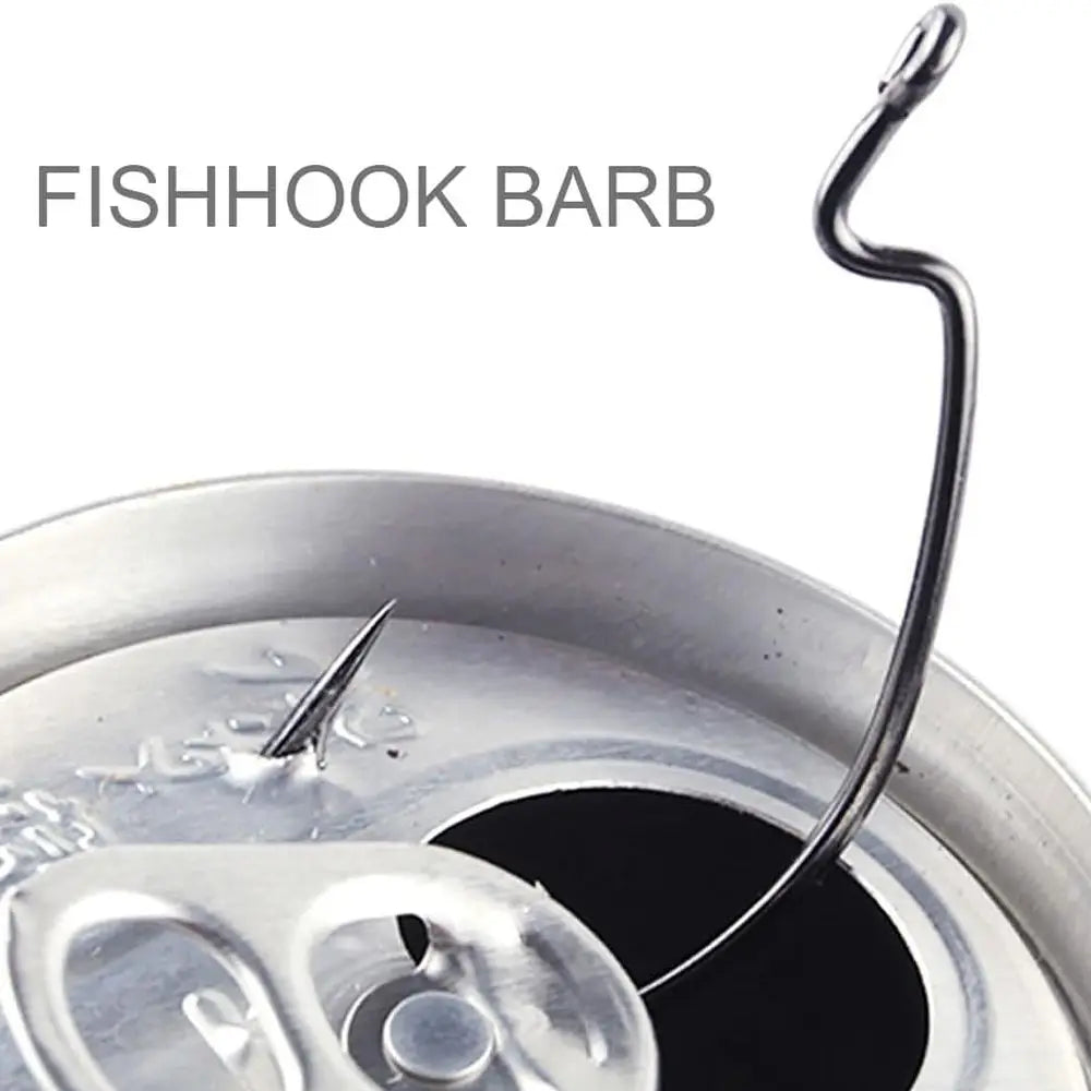 EWG Offset Worm Hooks for Bass Fishing, Texas Rig Hooks for Senko Soft Plastics Bait in Saltwater or Freshwater Size:2#