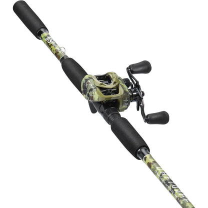 Fishing Pole, Casting Reel Combo with Durable Rod Handle- Medium Heavy for Catfish, Pike, Salmon and Steelhead 7'0