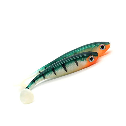 5pcs/lot Soft Bait, 3D eyes Paddle-tail 70mm 2.1g -ALL PREDATORS