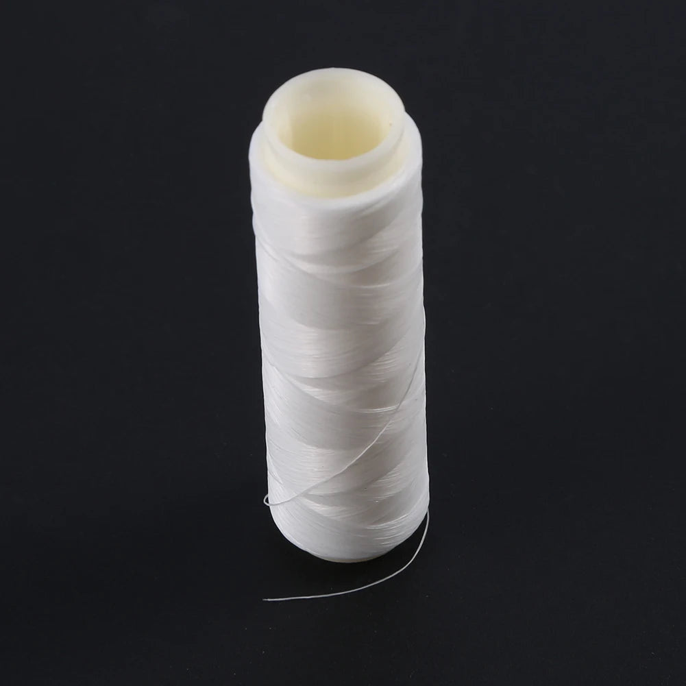 200m Nylon Bait Elastic Thread, Lightweight ,White Invisible  Line, Strong Wear-Resistant