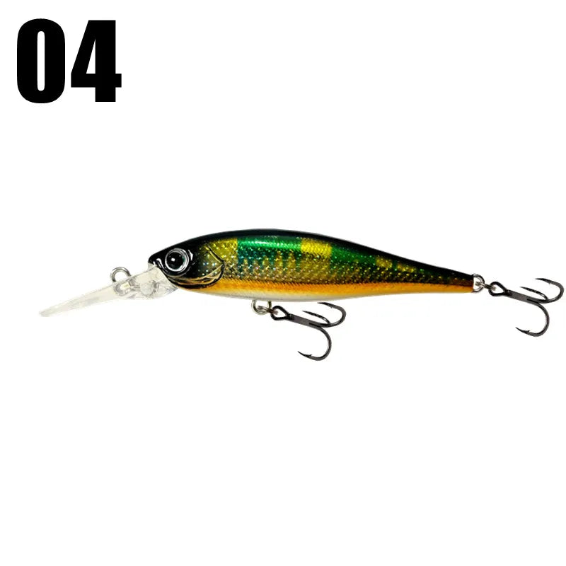 6cm 4.7g Deep Diving Crankbait for BASS, PERCH, WALLEYE, PIKE, SALMON/TROUT