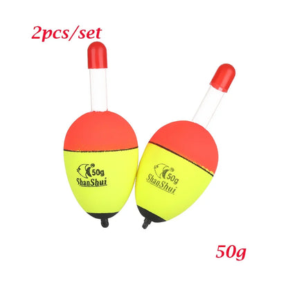 2/20/40pcs Fishing Tackle Luminous Fishing Buoyancy Float, Foam Float Bobber