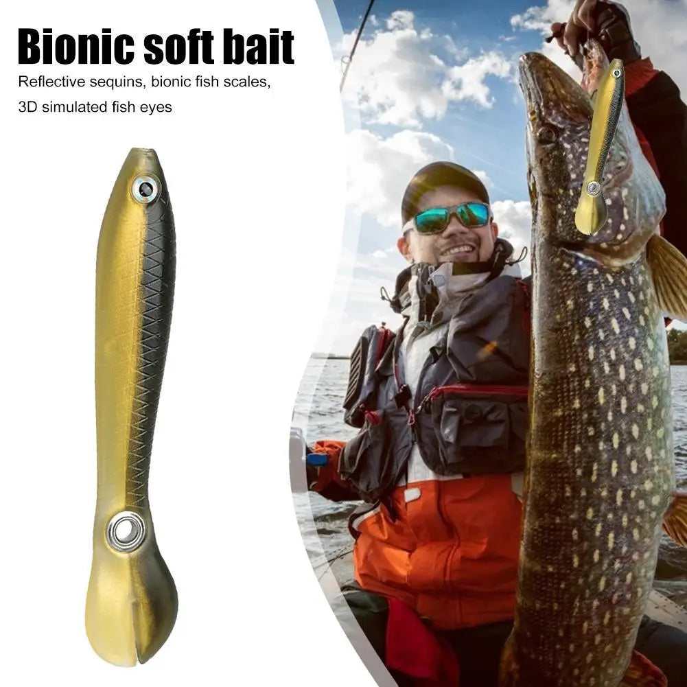 20Pcs 10cm 6g Bionic Loach Fishing Artificial Crankbait/Soft Baits (Mixed)