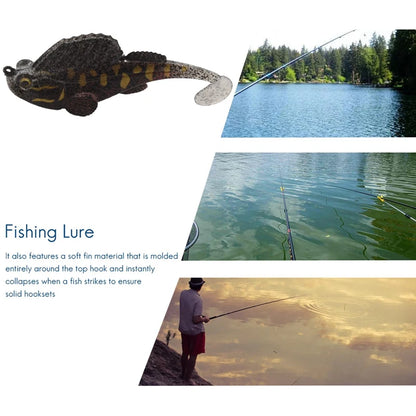 Dark Sleeper Swimbaits, Soft Fishing Lure-AT35- Good for ALL PREDATORS