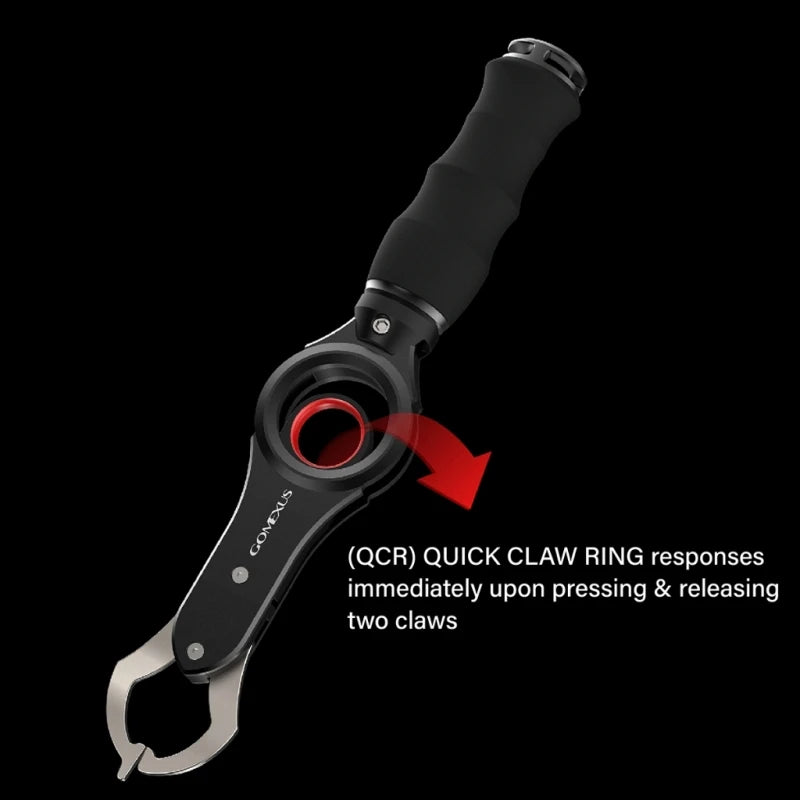 Gomexus Fish Lip Gripper with Scale, Max 40lbs , for Safe Handling Fish