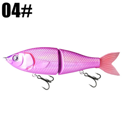 GREENSPIDER 7.09INCH 3.19OZ  Multi Jointed Swimbait  - Slow-Sinking/ Glide Bait
GREAT FOR BASS, PIKE, STRIPER, SNOOK, TARPON, REDFISH & OTHER INSHORE SPECIES