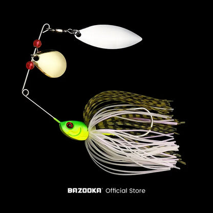 Bazooka 15g 18g Spinnerbait with JIG Skirt For Bass, Pike